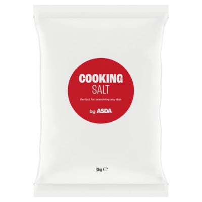 ASDA Cooking Salt Table Salt 3kg