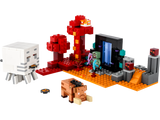 LEGO Minecraft The Nether Portal Ambush Building Set 352 Pieces (British brand)