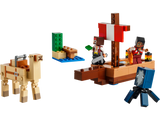LEGO Minecraft Pirate Ship Voyage 166 Pieces (British brand)