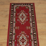 Homemaker Traditional Red Cut Pile Runner - 67x200cm