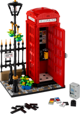 LEGO Red London Telephone Box Building Set 1460 Pieces