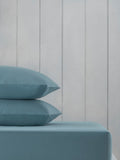 Blue slate fitted bed sheet - British product