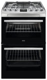 AEG double oven gas cooker stainless steel 55cm - British product