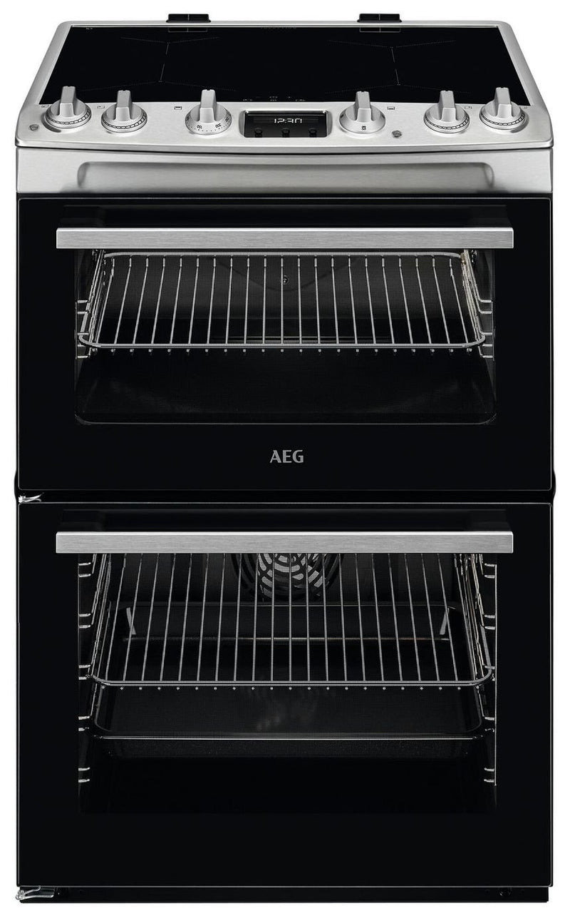 AEG double electric cooker in stainless steel 60cm - British product
