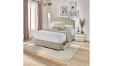 Silentnight Small Double divan bed base in sandstone (British brand)