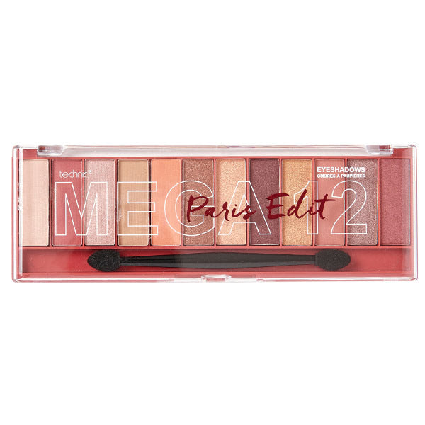 Technic MEGA 12 eyeshadow palette Paris Edit (British brand)