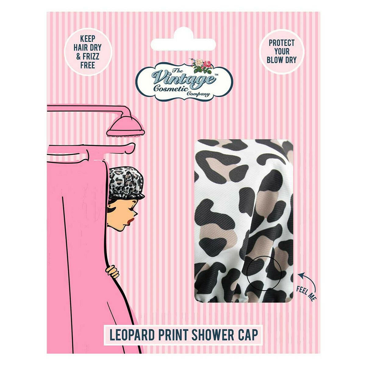 The Vintage Cosmetic Company Shower Cap Leopard Print GOODS Boots
