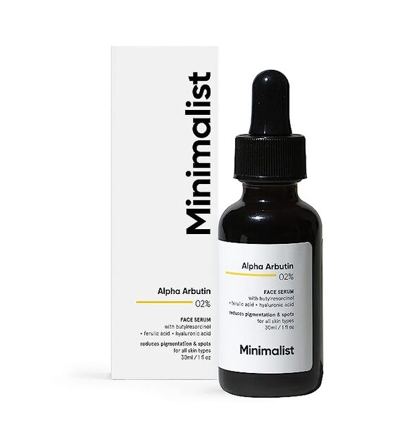 Minimalist Alpha Arbutin Serum Pigmentation treatment, imported from the UK