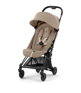 Cybex COYA Stroller Matte Black Cozy Beige Travel Stroller