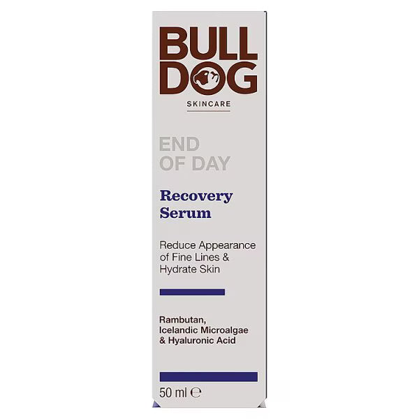 Bulldog End of Day Recovery Serum 50ml - British product