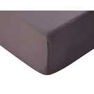 Silentnight Supersoft Plain Charcoal Fitted Sheet - Kingsize