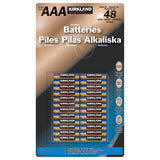 Kirkland Signature Alkaline AAA Batteries 48 Pack