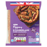 ASDA Peppery Cumberland Pork Sausages 8 Pack 454g