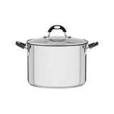 Tramontina stainless steel stockpot with drainer 24cm 7.8L (British brand)