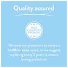 Slumberdown Cotton Comfort pillow protectors size L75 x W50cm (British brand)