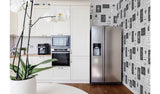 Contour Framed Kitchen Wallpaper black white 52cm x 10m - British product