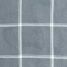 Habitat grey square check eyelet curtains 117cm by 183cm, UK version