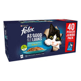 Ocean Fish Selection in Jelly Wet Cat Food 40 x 100g