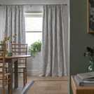 Habitat green and white floral blackout curtains 117x137cm, UK version