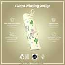 Ion8 Llamas Cream water bottle 600ml, UK version