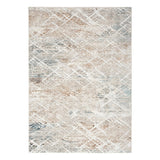 Nourison Glitz Grey Abstract Rug, UK version