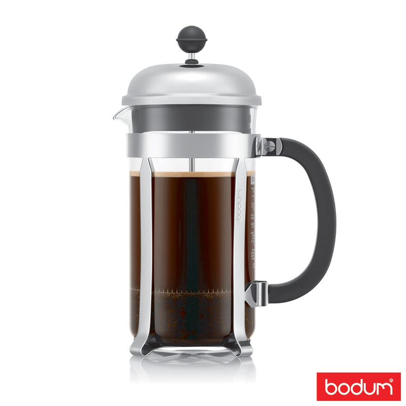 Bodum Chambord Cafetiere Chrome 8 Cup/1L - British product