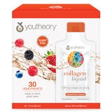 Youtheory Collagen Liquid Natural Berry 30 Count (British brand)