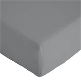 Argos Home Plain Grey Fitted Sheet Single - British product