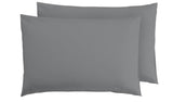 Argos Home pillowcase pair grey L75 x W50cm - British product