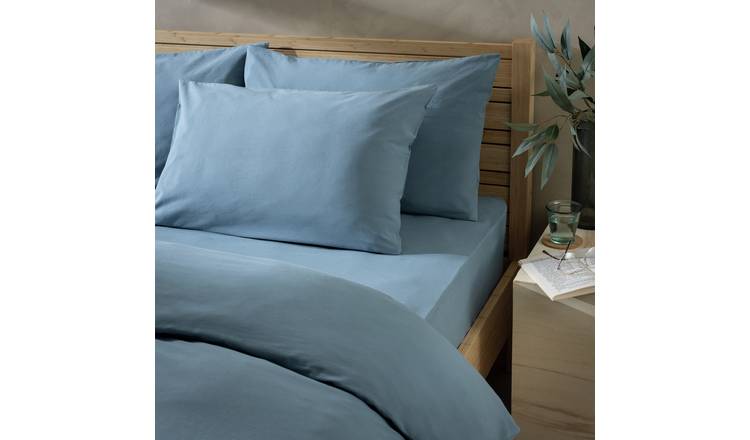 Habitat denim pillowcase pair size L75 x W50cm, UK version