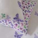 Argos Home Watercolour Butterflies Bedding Set- Double