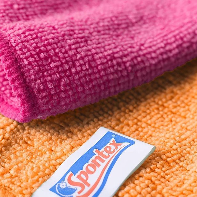 Spontex Microfibre Cloths Value Pack 8 per pack GOODS M&S