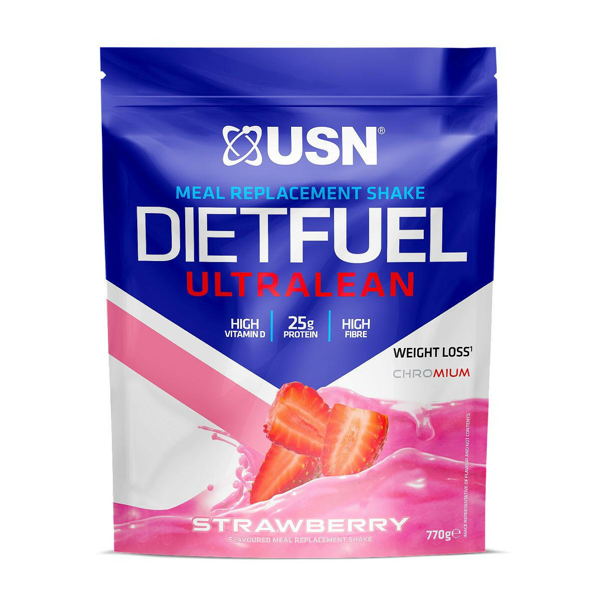 USN Diet Fuel Ultralean Strawberry 770g GOODS Boots
