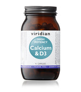Viridian High Potency Calcium & Vitamin D3 Supplement (90 Capsules)