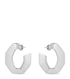 Givenchy large structural huggie earrings, UK version