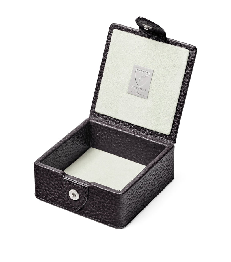 Aspinal of London small leather stud box - British product