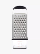 Stainless Steel Four-Surface Box Grater with Container and Lid