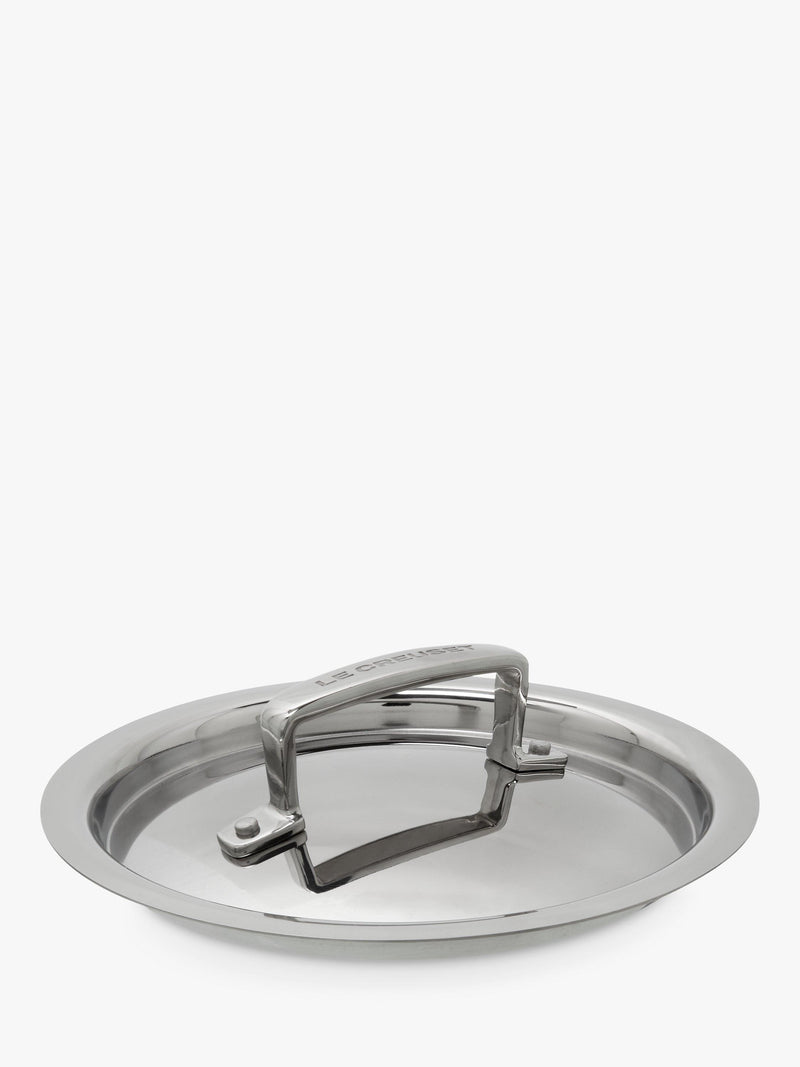 Le Creuset 3-ply stainless steel lidded saucepan, UK version