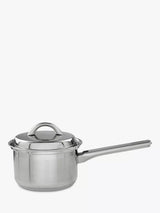 Stainless Steel Lidded Saucepan with Induction Compatibility