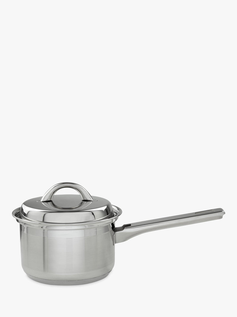 John Lewis stainless steel lidded saucepan, UK version