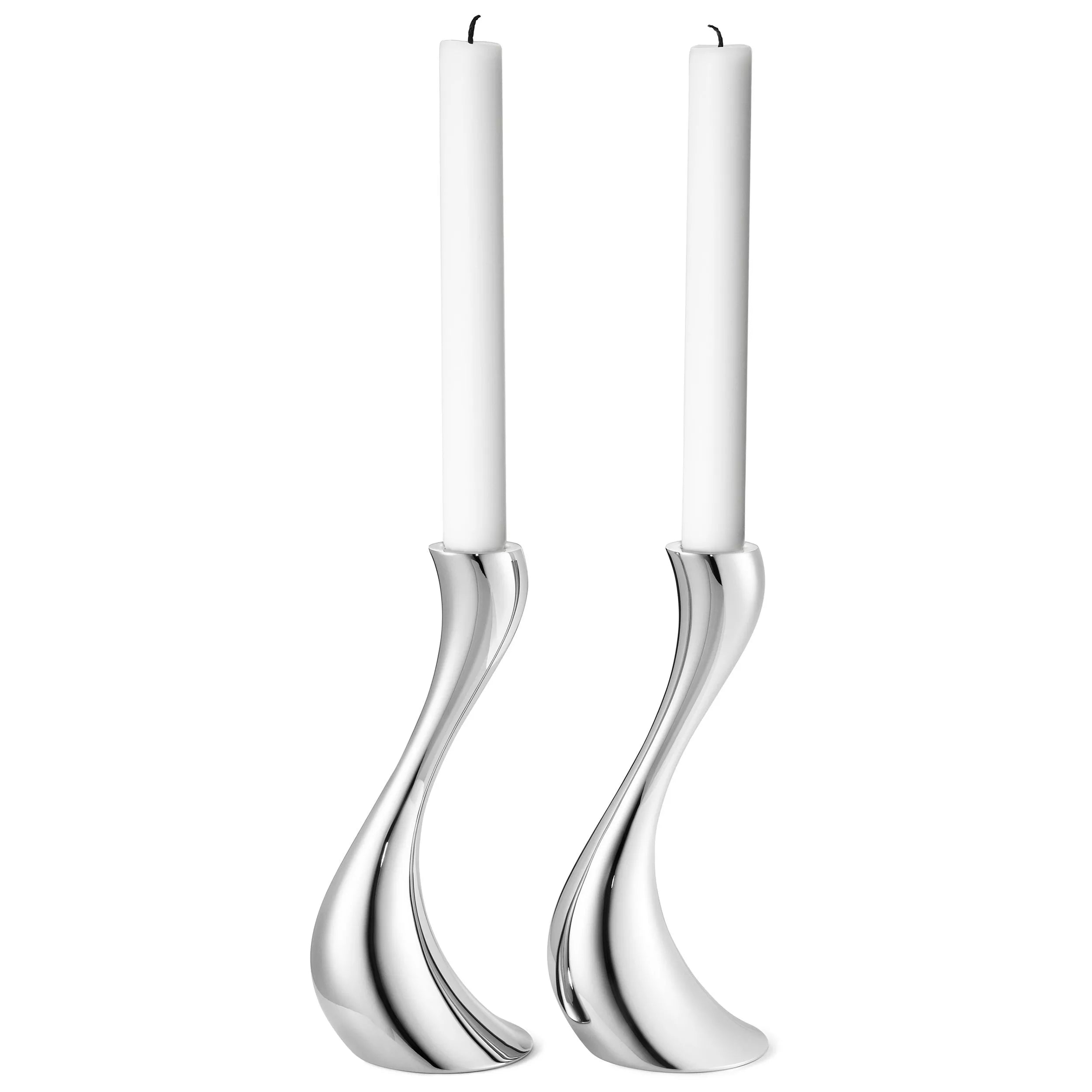 Georg Jensen Cobra Candlestick, Pair - McGrocer
