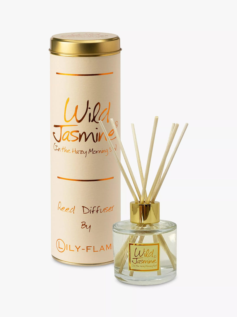 Lily-flame Wild Jasmine reed diffuser 100ml, UK version
