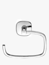 Swing Toilet Roll Holder with Square Design in Polished Stainless Steel
