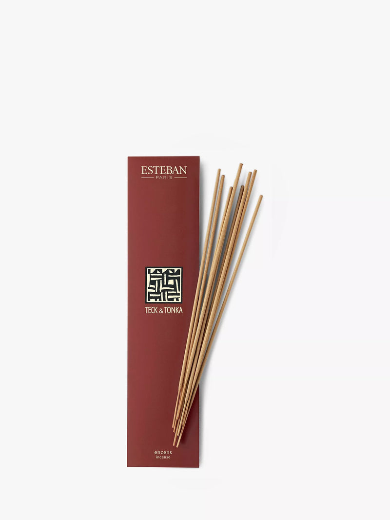 Esteban Teck & Tonka incense sticks - British product