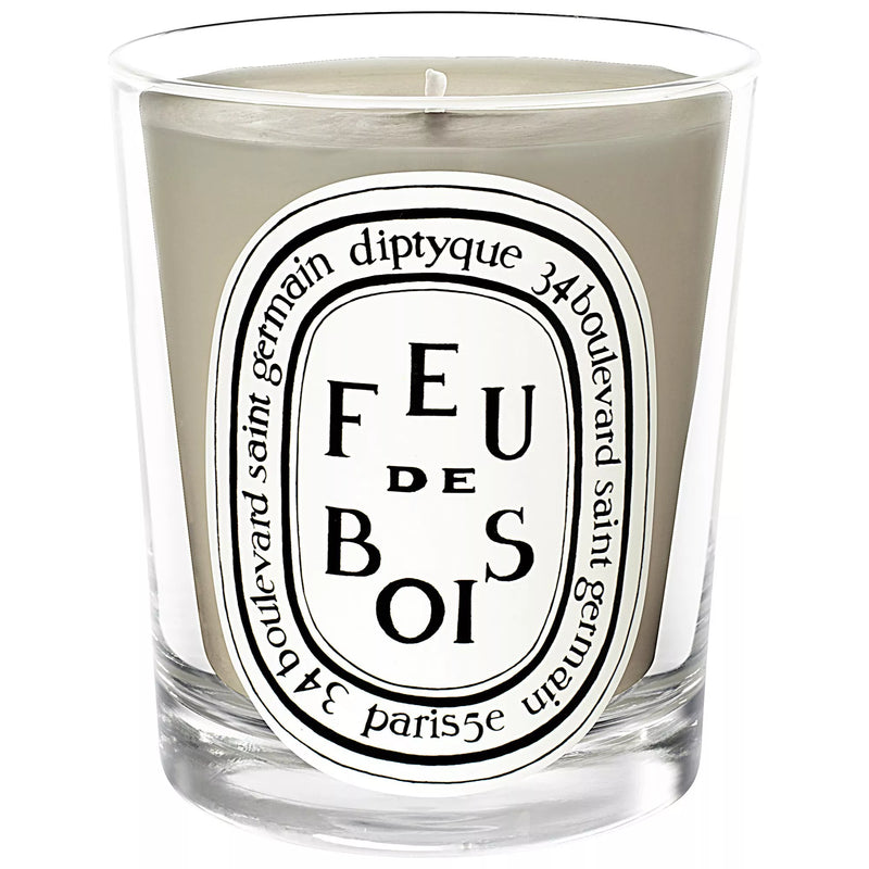 Diptyque Feu de Bois scented mini candle 70g - British product