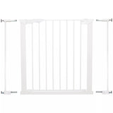 BabyDan Premier True Pressure Gate with extensions, white - British product
