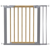 Pressure Indicator Safety Baby Gate with Extensions for 71.3-91.1cm Openings