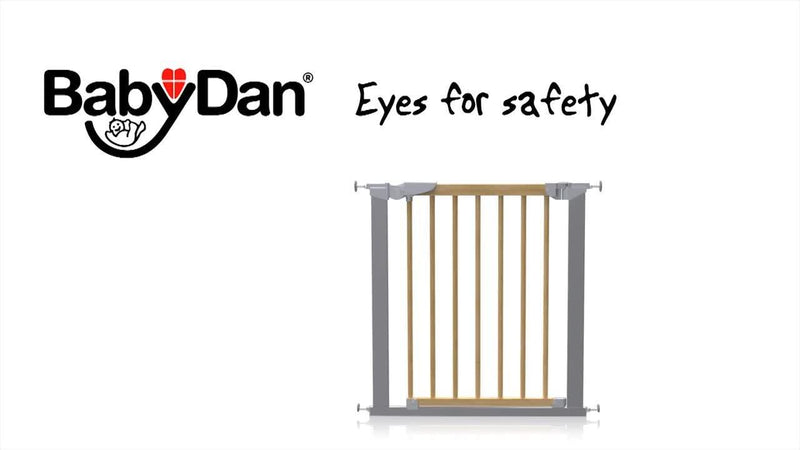BabyDan pressure indicator safety baby gate with extensions - British product