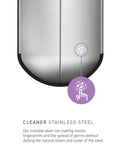 simplehuman kitchen recycling bin brushed stainless steel 40L (British brand)