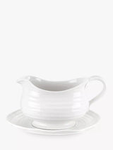 Porcelain Sauce and Gravy Boat with Stand